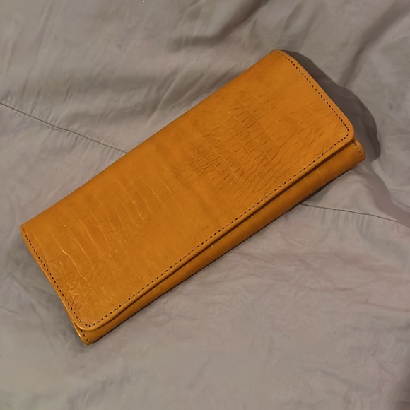 Brand New Imported Leather w/ Stamped Croc Skin Wallet-Handmade in Nicaragua, CA - Picture 13 of 16